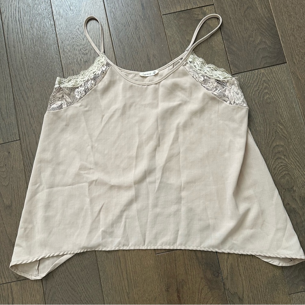 Soprano Cream Lace Camisole Top